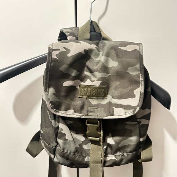 PINK Victoria's Secret Camouflage Mini Backpack - Picture 1 of 3